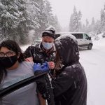 Oregon Drivers Stuck In Snow Get Surprise COVID Vaccine
